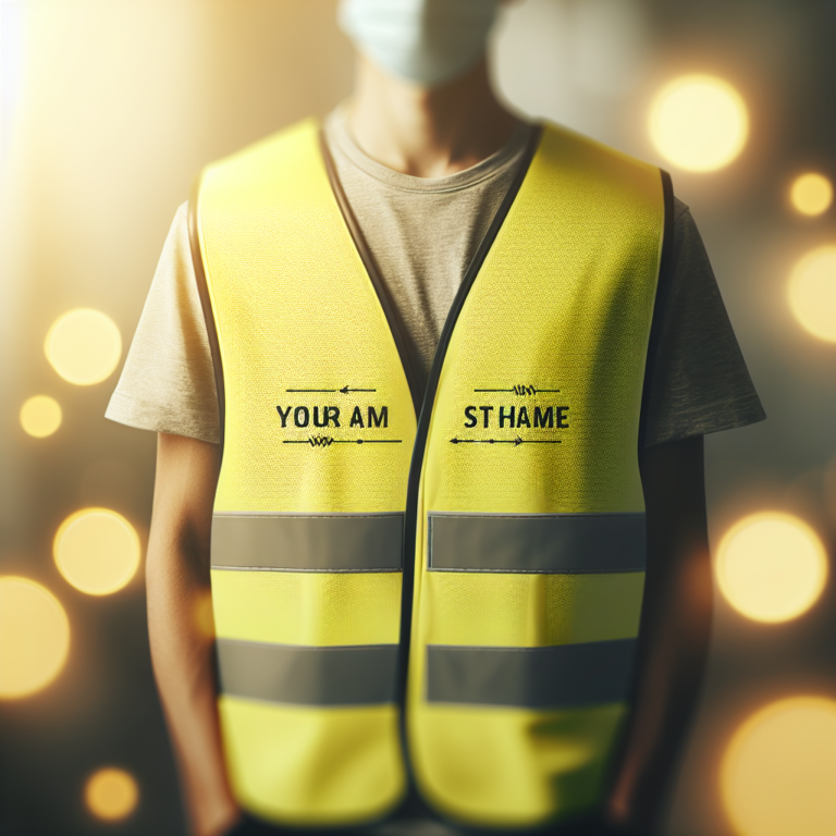 Boostez votre sécurité avec une personnalisation de gilet jaune unique et visible